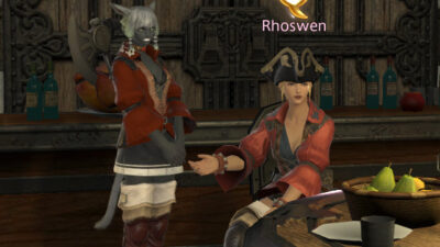 Rhoswen is one of the 4 NPCs you encourage to get a fortune.