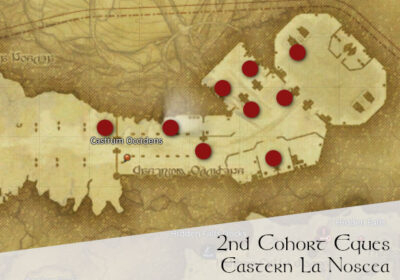 FFXIV 2nd Cohort Eques Location Map