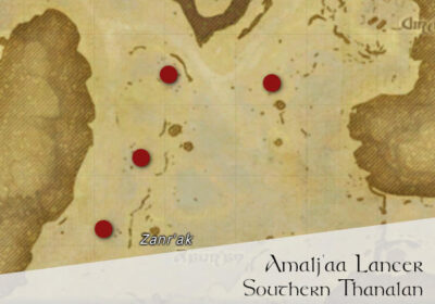 FFXIV Amalj'aa Lancer Location Map