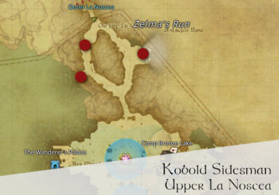 FFXIV Kobold Sidesman Location Map
