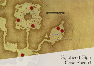 FFXIV Sylpheed Sigh Location Map