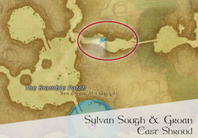 FFXIV Sylvan Sough and Sylvan Groan Location Map