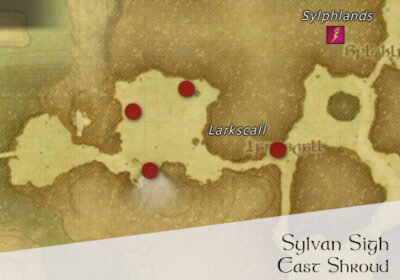 FFXIV Sylvan Sigh Location Map