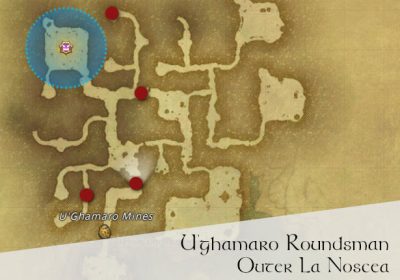 FFXIV U'ghamaro Roundsman Location Map