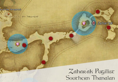 FFXIV Zahar'ak Pugilist Location Map