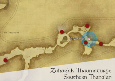 FFXIV Zahar'ak Thaumaturge Location Map
