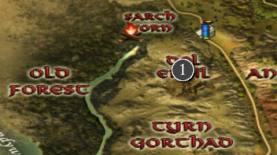 LOTRO Dol Ernil, Cardolan Dead-Slayer Location Map.