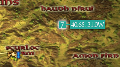 Haudh Nírui Treasure Cache Map