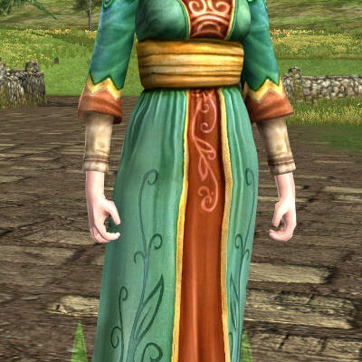 Elf-Maiden: Green Robe