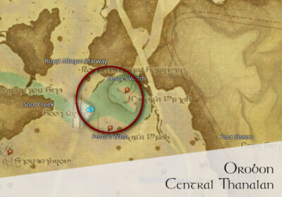 FFXIV Orobon Location Map 2 - Fesca's Watch