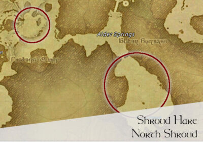 FFXIV Shroud Hare Location Map