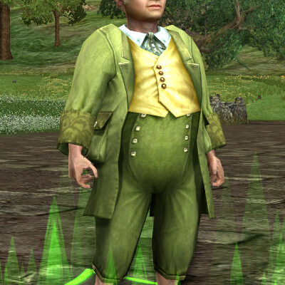 Hobbit Lad: Green Suitcoat