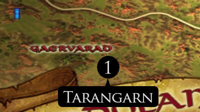 LOTRO Tarangarn Location Map