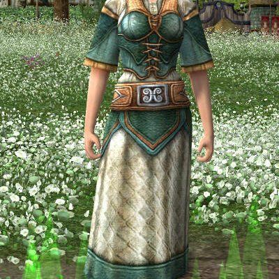 Woman: Green Merchant's Outfit