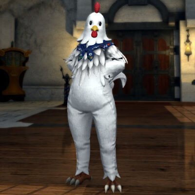 FFXIV Chicken Suit Outfit Glamour - Hatching-tide