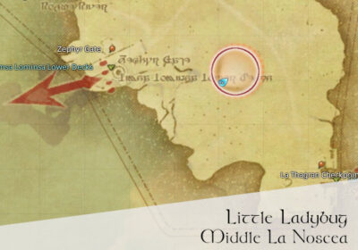 FFXIV Little Ladybug Location Map