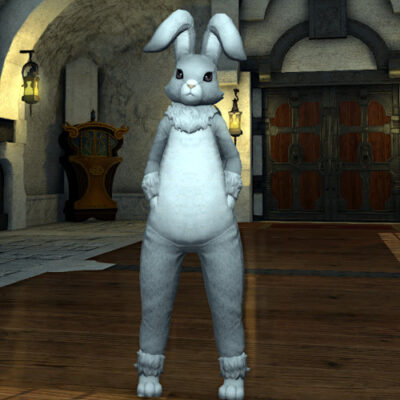 FFXIV Rabbit Suit and Rabbit Head