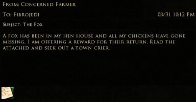 Letter from the Concerned Farmer