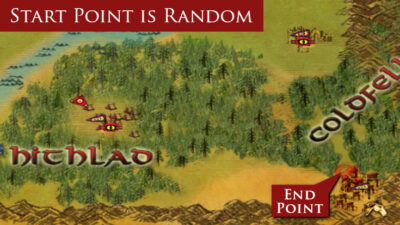 LOTRO April Fools Event Session Play - Start and End Points in the Ettenmoors.