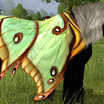 LOTRO Caparison of the Moon Moth | Spring Festival War-Steed Cosmetic