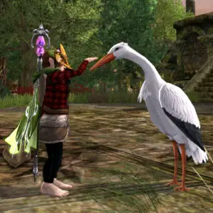 LOTRO Friendly Stork Pet - Requires Kindred Standing with the Dúnedain of Cardolan.