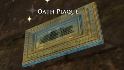 LOTRO Oath Plaque (Close-Up)