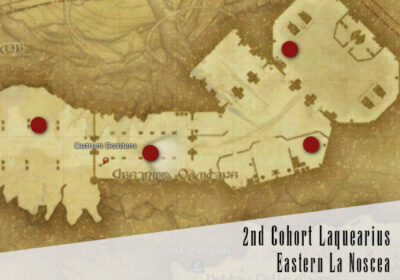 FFXIV 2nd Cohort Laquearius Location Map