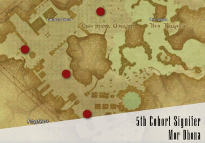 FFXIV 5th Cohort Signifer Location Map
