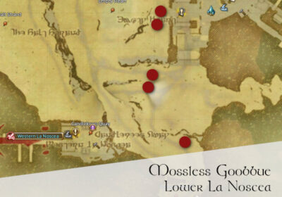 FFXIV Mossless Goobbue Location Map (Part 1)