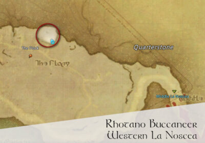 FFXIV Rhotano Buccaneer Location Map