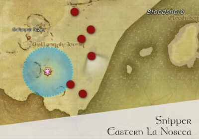 FFXIV Snipper Location Map