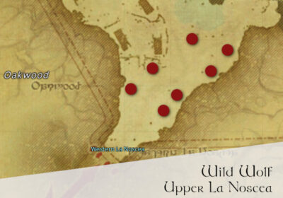FFXIV Wild Wolf Location Map