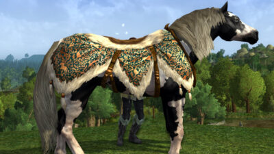 LOTRO Caparison of the Woodland Realm | War-Steed Cosmetic