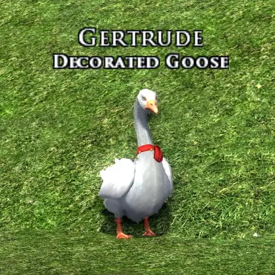LOTRO Decorated Goose Pet | Myrtle Mint