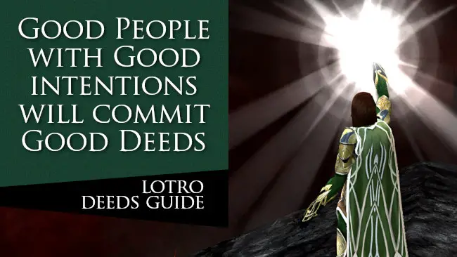 LOTRO Deeds for Beginners - a Guide