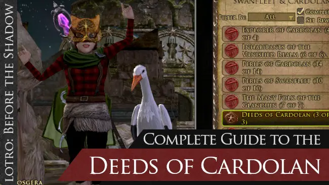 LOTRO Deeds of Cardolan - the Complete Guide
