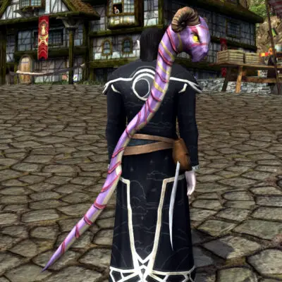 LOTRO Forged Ram Lore-Master's Staff Cosmetic Weapon - LOTRO Anniversary