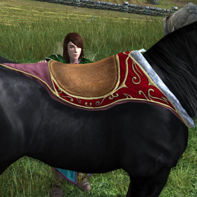 LOTRO Reveller's Gilded Saddle
