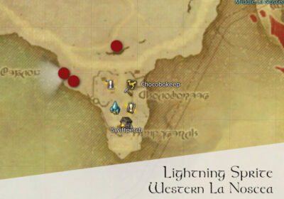 FFXIV Lightning Sprite Location Map