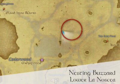 FFXIV Nesting Buzzard Location Map