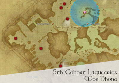 FFXIV 5th Cohort Laquearius Location Map