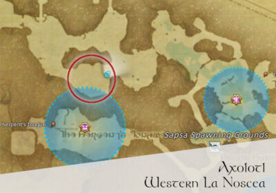 FFXIV Axolotl Location Map