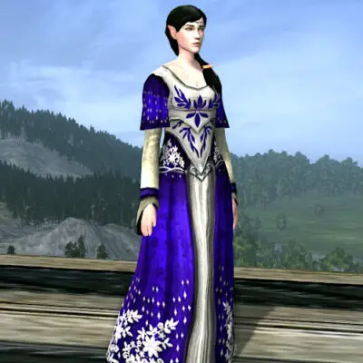 LOTRO Bride's Dress - Female Elf