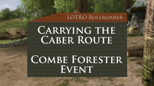 Carrying The Caber Route Combe Forester Event