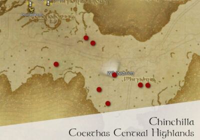FFXIV Chinchilla Location Map