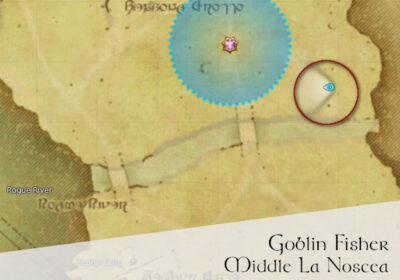 FFXIV Goblin Fisher Location Map