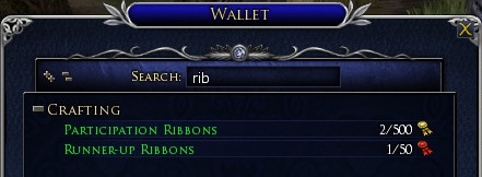 LOTRO Crafting Event Currency Caps