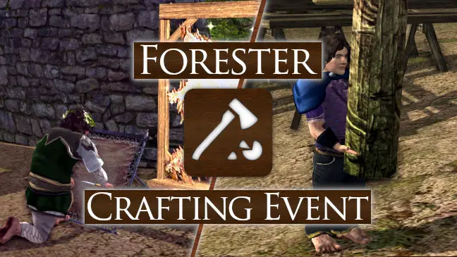 LOTRO Forester Event Guide | Combe Crafting Event | I'm a Lumberjack!
