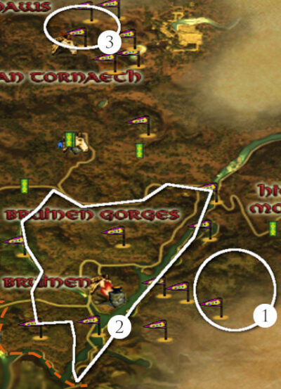 Crawler-slayer of the Trollshaws Deed - Simpler Map