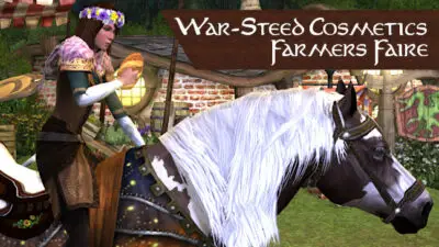 LOTRO Farmers Faire War-Steed Cosmetics - Preview all Faire War-steed Appearances before you buy.